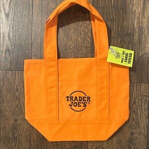 Trader Joe's Halloween Trick Or Treat Canvas Tote Bag (NWT)
